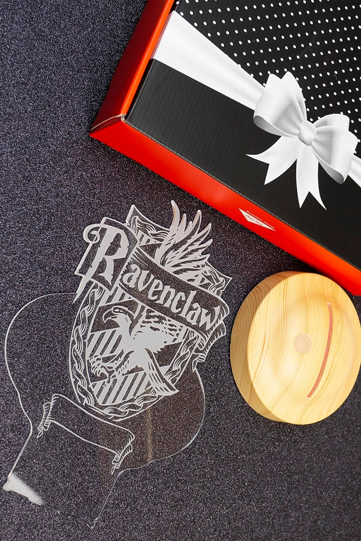 Personalized Harry Potter Ravenclaw Hogwarts Gift UV Printed Wooden Cutout & Gift Box