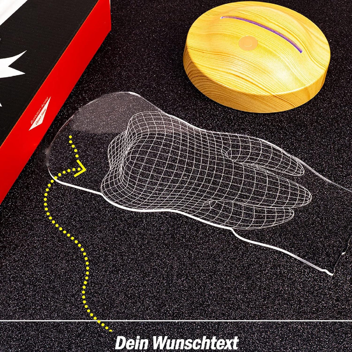 Personalized lamp with engraving dental office