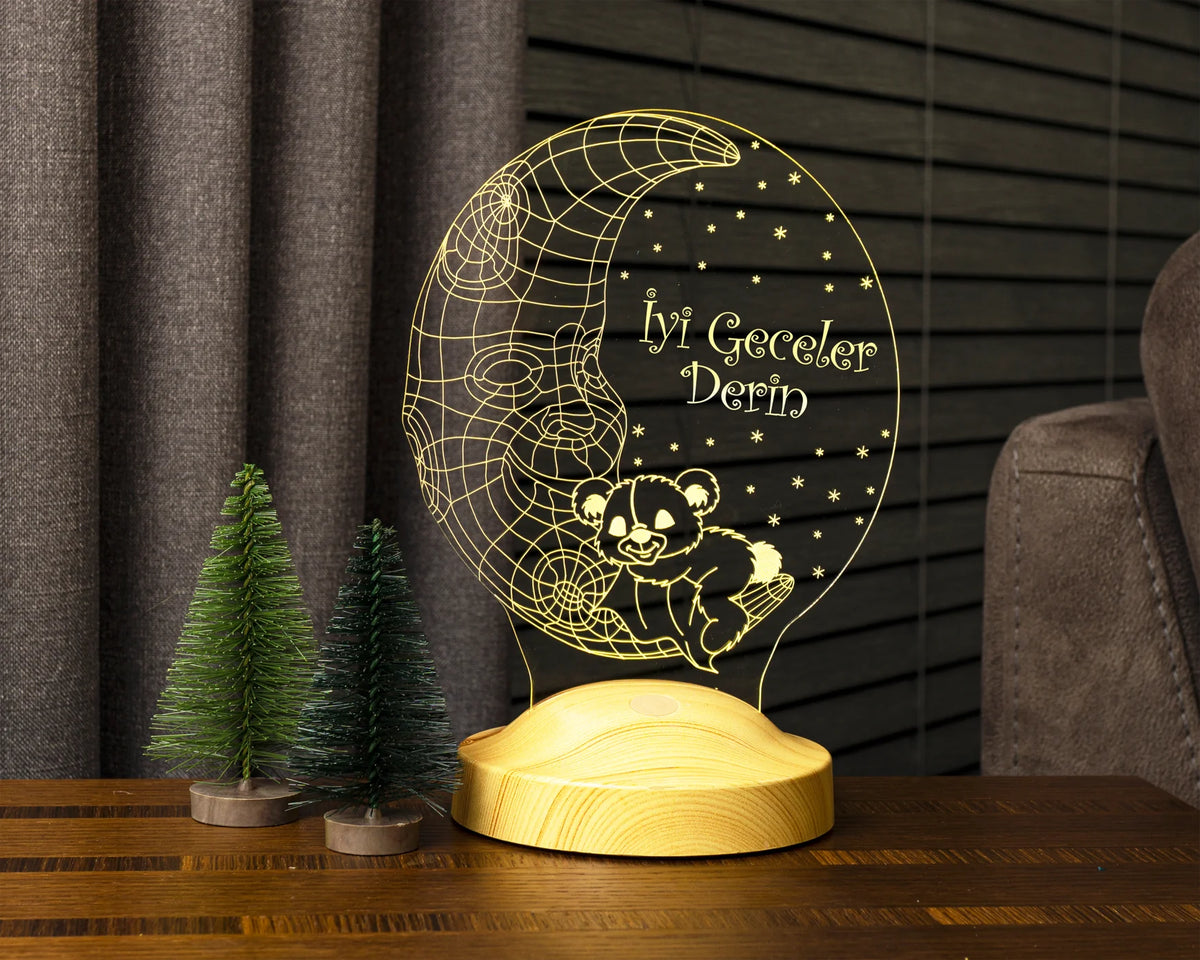 The Man in the Moon with Teddy Personalized Gifts