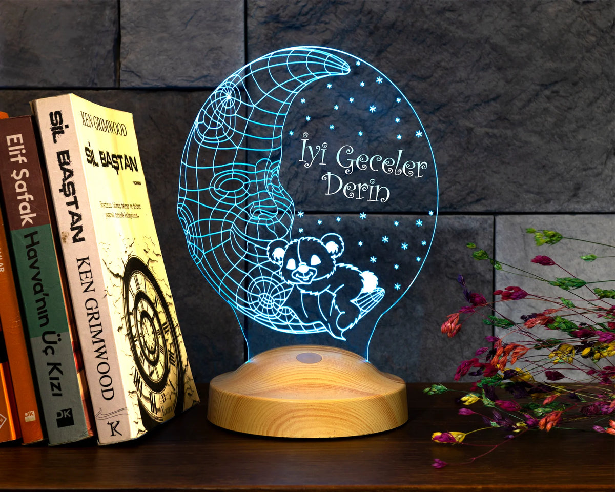 The Man in the Moon with Teddy Personalized Gifts