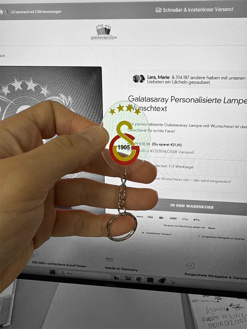 Galatasaray Schlüsselanhänger Geschenk für GS Fans