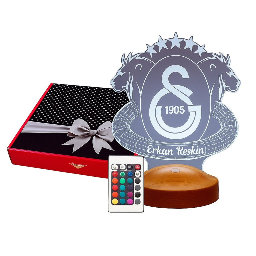 Galatasaray Personalized lamp with custom text