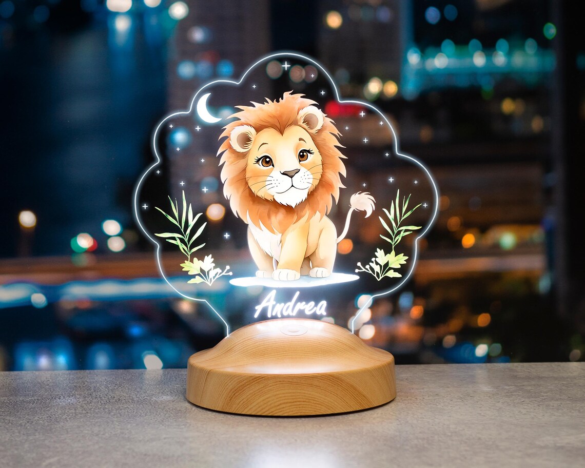 Galatasaray Lion Personalized lamp with custom text