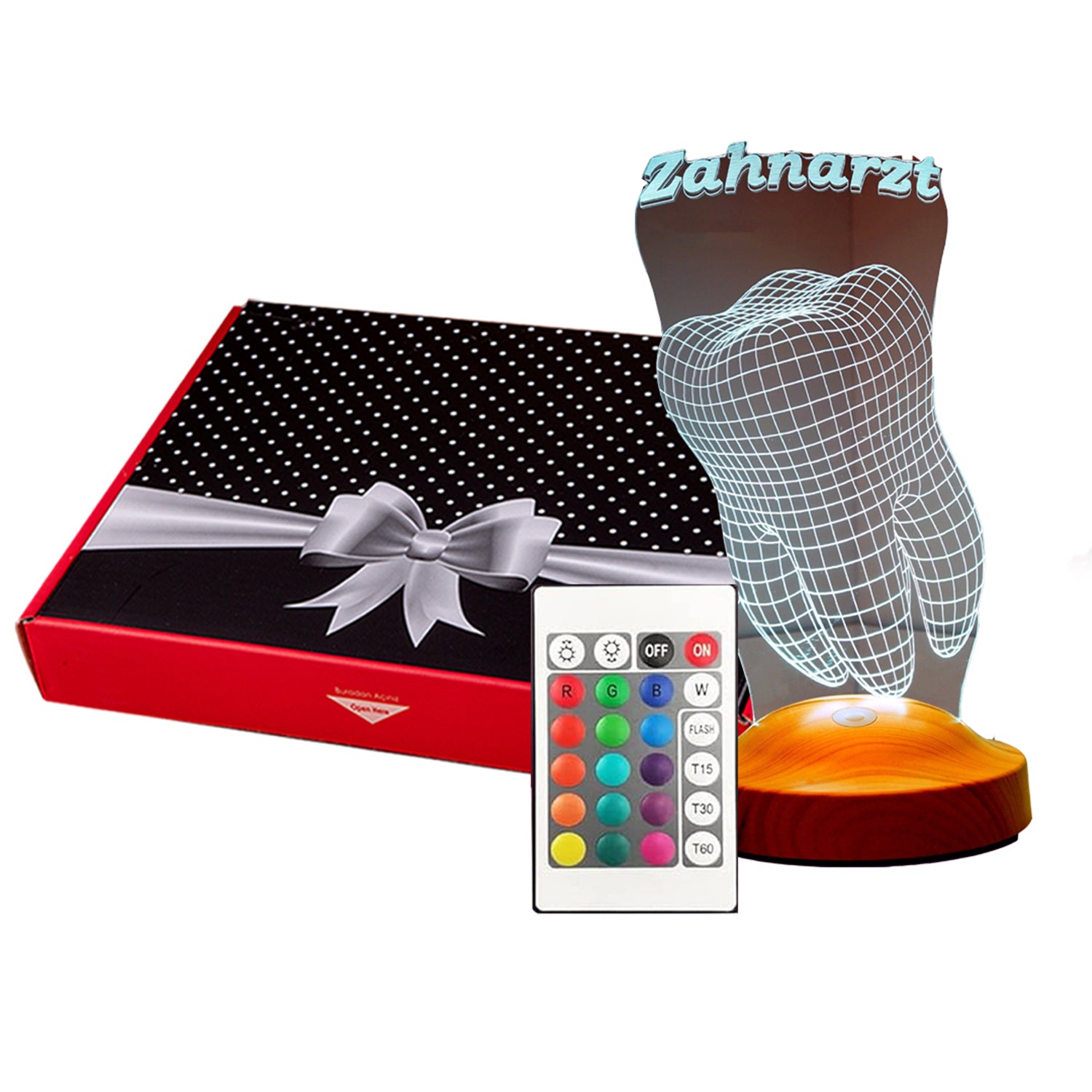 Personalized lamp with engraving Dentist