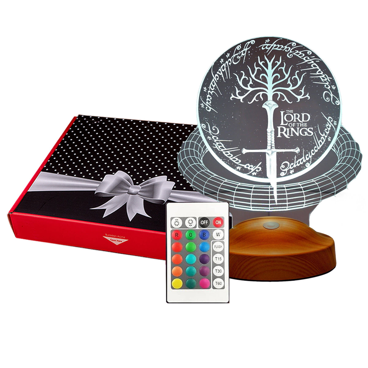 Lord of the Rings Sword 3D LORD OF THE RINGS Led Night Light Gifts Lamp Boys Child Birthday Gifts Lotr Christening Gift