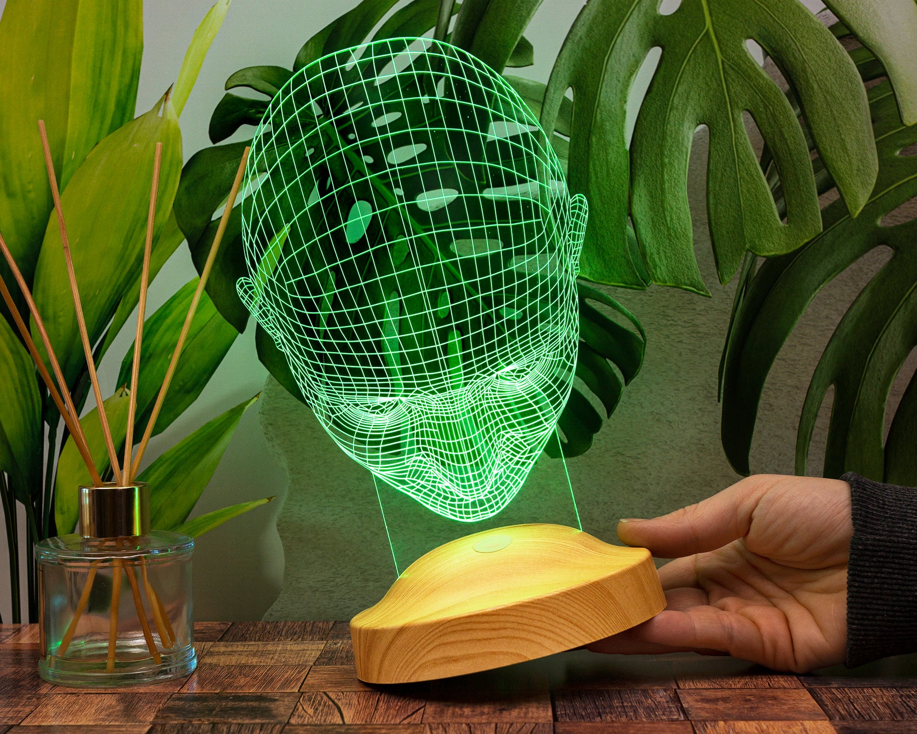 Head lamp 3D Vision LED night light. No text required