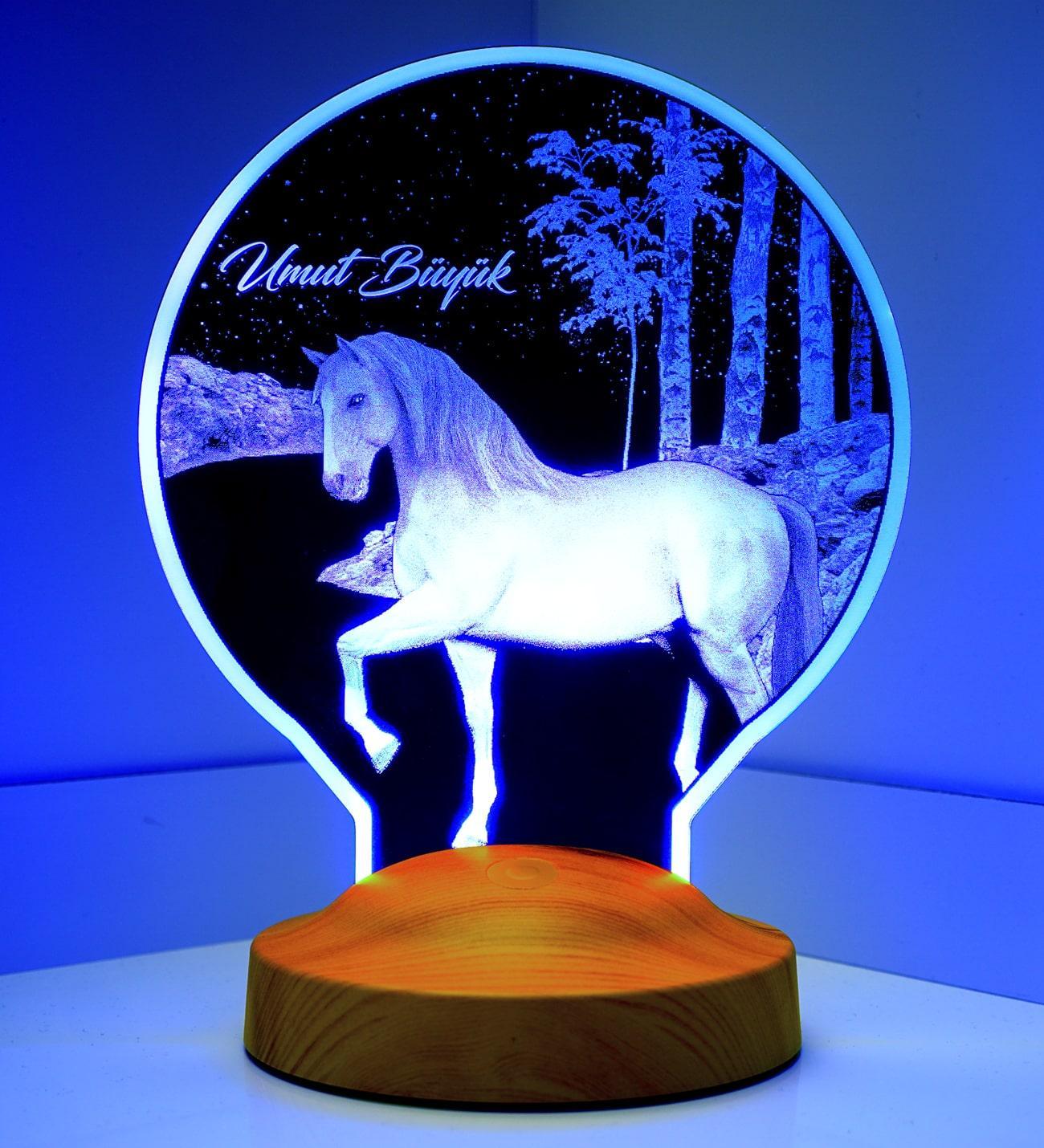 Horse Personalized Gifts Lamp with custom text