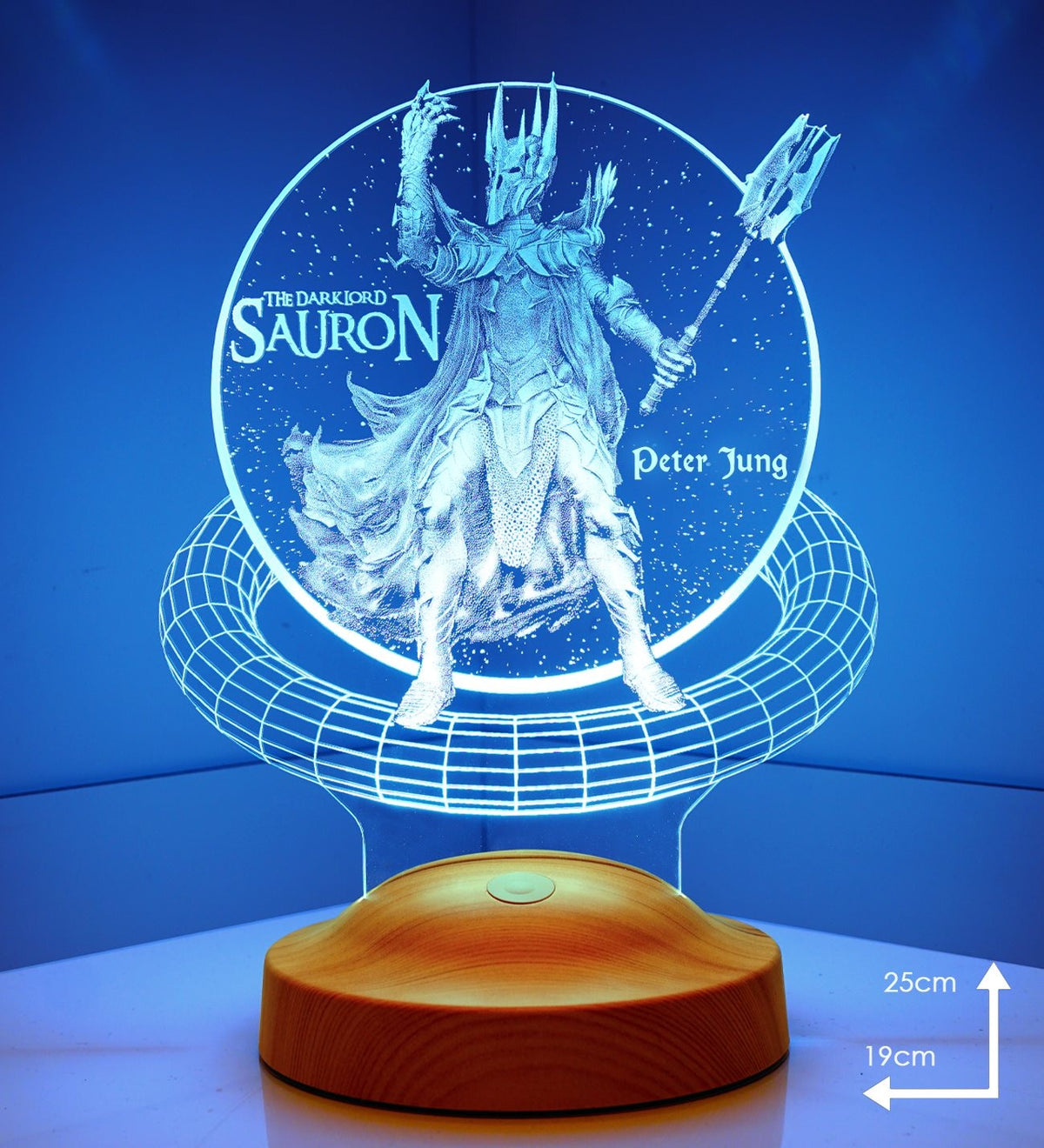 The Lord of the Rings Sauron Lord of the Rings 3D Led Night Light Boys Kids Birthday Gifts Desk Lamp Bedroom Christening Gift