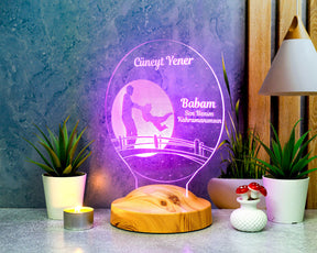 Gifts for Dad Personalized Lamp