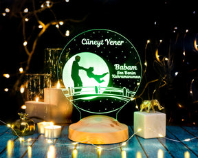 Gifts for Dad Personalized Lamp