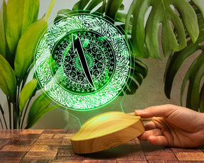 Elif Ramadan Decoration Islamic Eid Mubarak Decoration 3D LED Lamp 