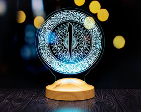 Elif Ramadan Decoration Islamic Eid Mubarak Decoration 3D LED Lamp 