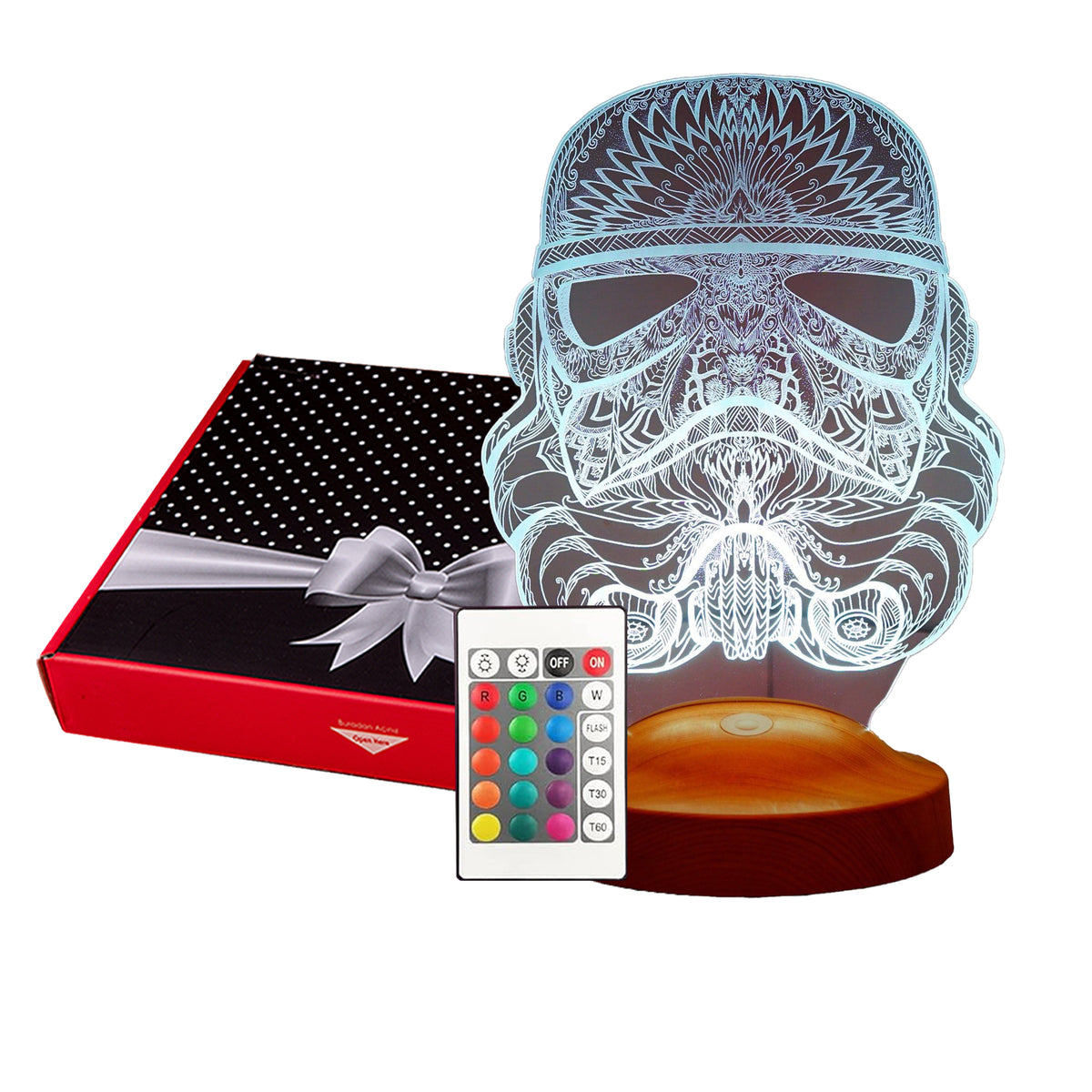 Stormtrooper lamp 3D Vision LED night light