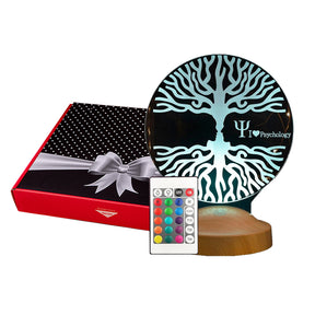 Personalized 3D lamp, school psychologist gift for students, night light gift for him, desk lamp table lamp