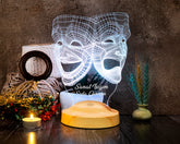 The Sock and the Buskin Custom Gift Lamp with custom text