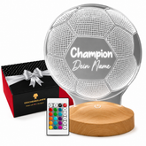 Football Personalized lamp with text of your choice