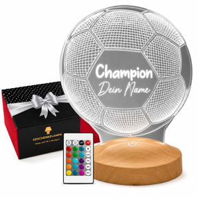 Football Personalized lamp with text of your choice