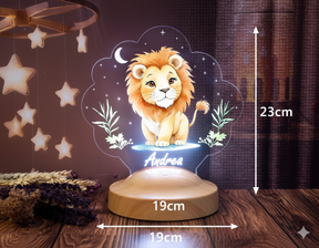 Galatasaray Lion Personalized lamp with custom text