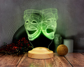 The Sock and the Buskin Custom Gift Lamp with custom text