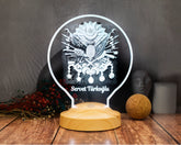 Ottoman Tugra Personalized Gifts Lamp with custom text