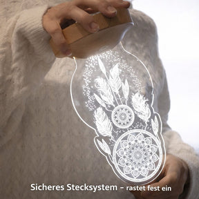 DREAMCATCHER PERSONALIZED 3D LAMP WITH YOUR TEXT DREAMCATCHER 