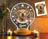 Photo gifts with desired text &amp; your own picture Round