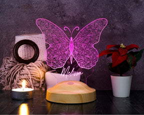 Butterfly Night Light, Butterfly Led Lamp