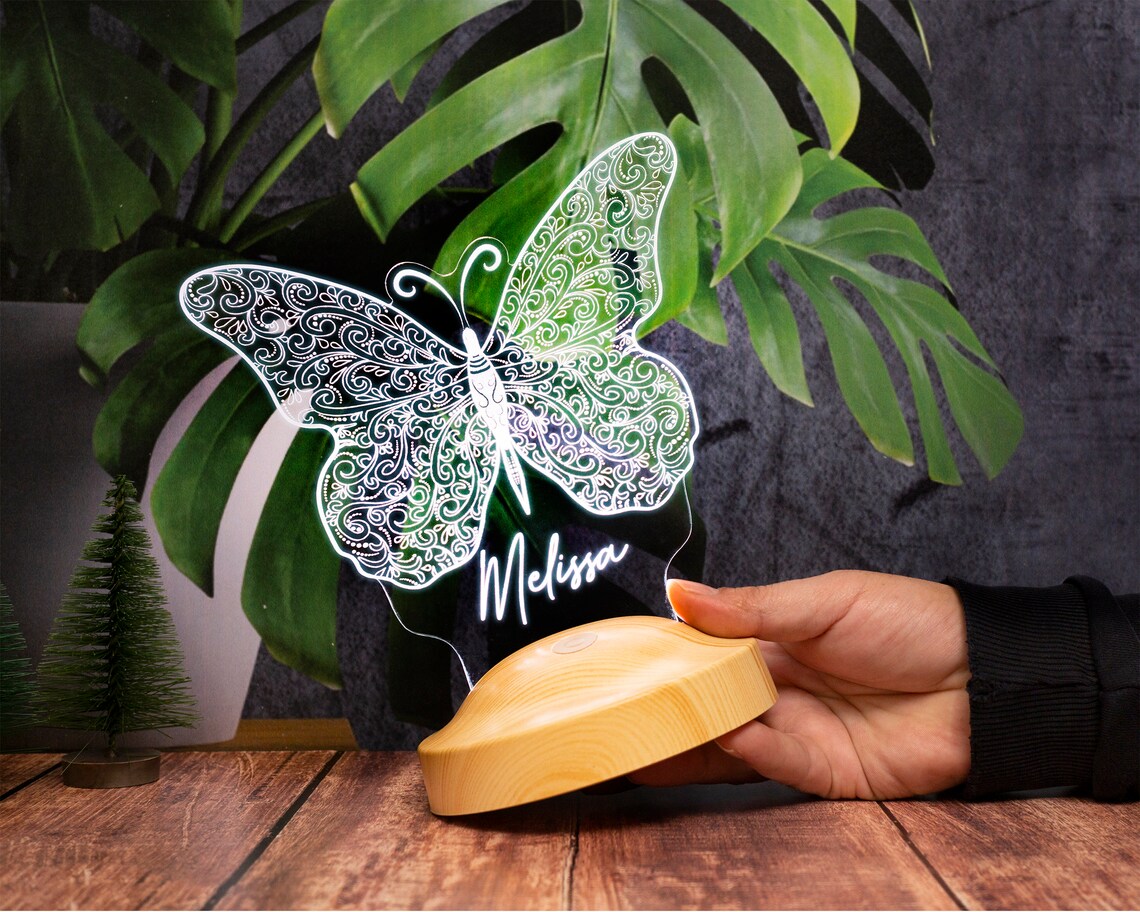 Butterfly Night Light, Butterfly Led Lamp