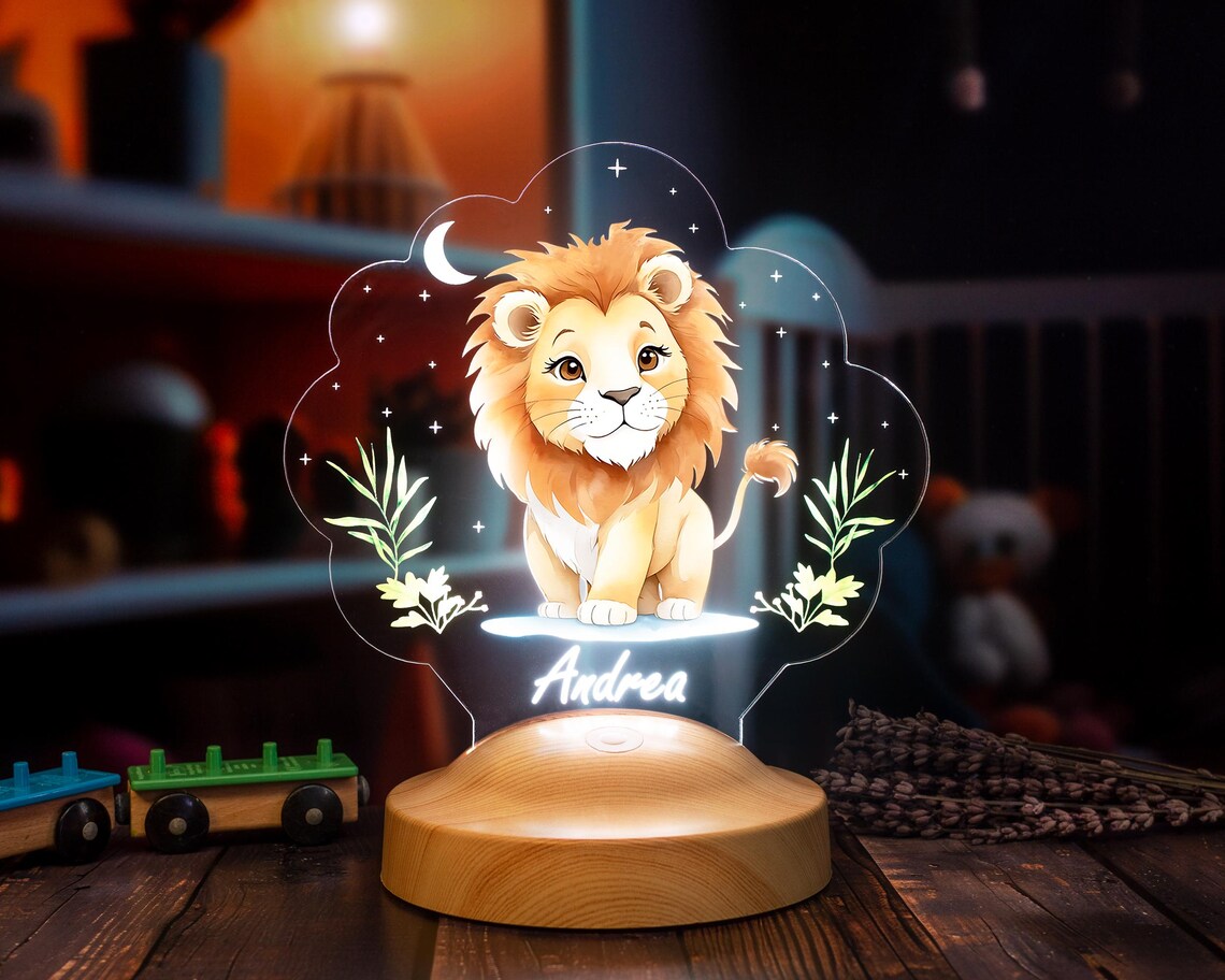 Galatasaray Lion Personalized lamp with custom text