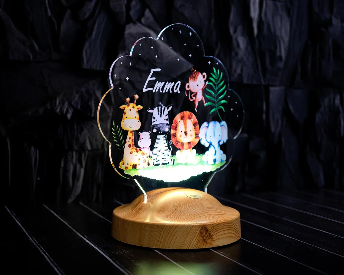 Galatasaray Lion Personalized lamp with custom text