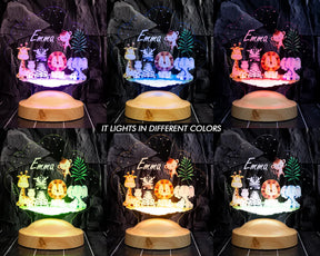 Galatasaray Lion Personalized lamp with custom text