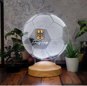 Football Personalized lamp with text of your choice