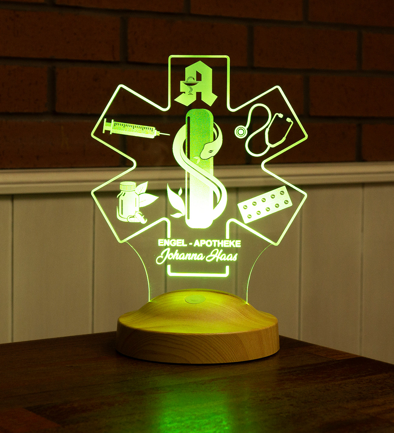 Pharmacist Pharmacist Personalized gifts 3D Led lamp with engraving 
