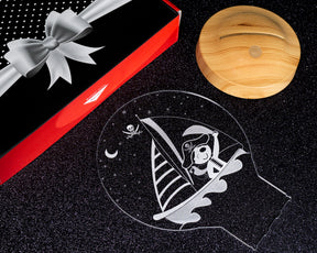 Pirate Personalized Gifts Lamp with custom text 