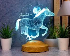 3D Horse LED Lamp Gift for Horse Lovers Horse Girls Horse Owners Equestrian Gifts