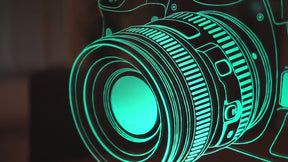 Photo camera LED lamp as a gift for photographers 3D illusion lamp 