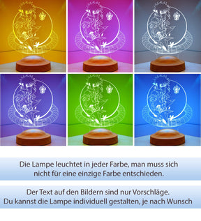 Anime Naruto Minato 3D Vision LED Night Light Personalized