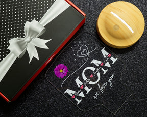 personalized LED gift lamp for mother, mom with high-quality laser engraving as a mother's day gift 