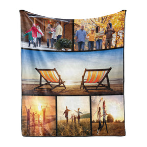 Design a photo blanket with your own photos - printed blanket 