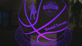 Basketball Personalized lamp with custom text