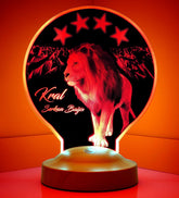 Galatasaray Lion Personalized lamp with custom text