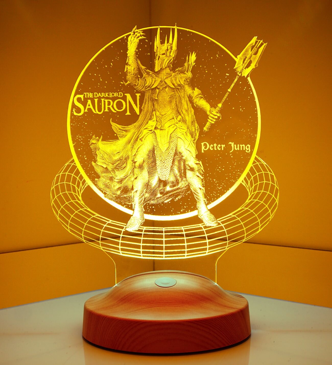 The Lord of the Rings Sauron Lord of the Rings 3D Led Night Light Boys Kids Birthday Gifts Desk Lamp Bedroom Christening Gift 
